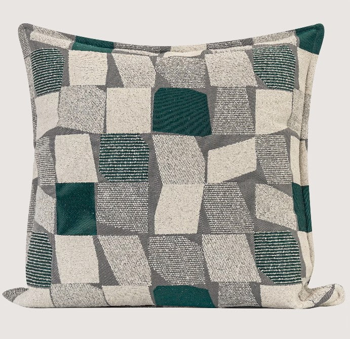 Large Modern Decorative Pillows for Sofa, Geometric Contemporary