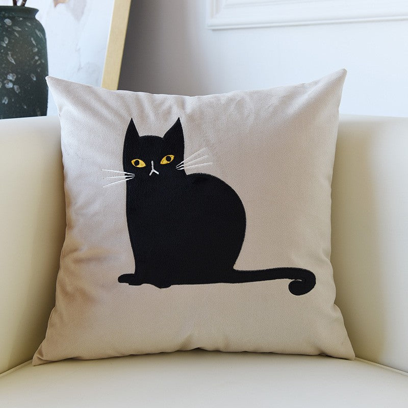 Decorative on sale cat pillows