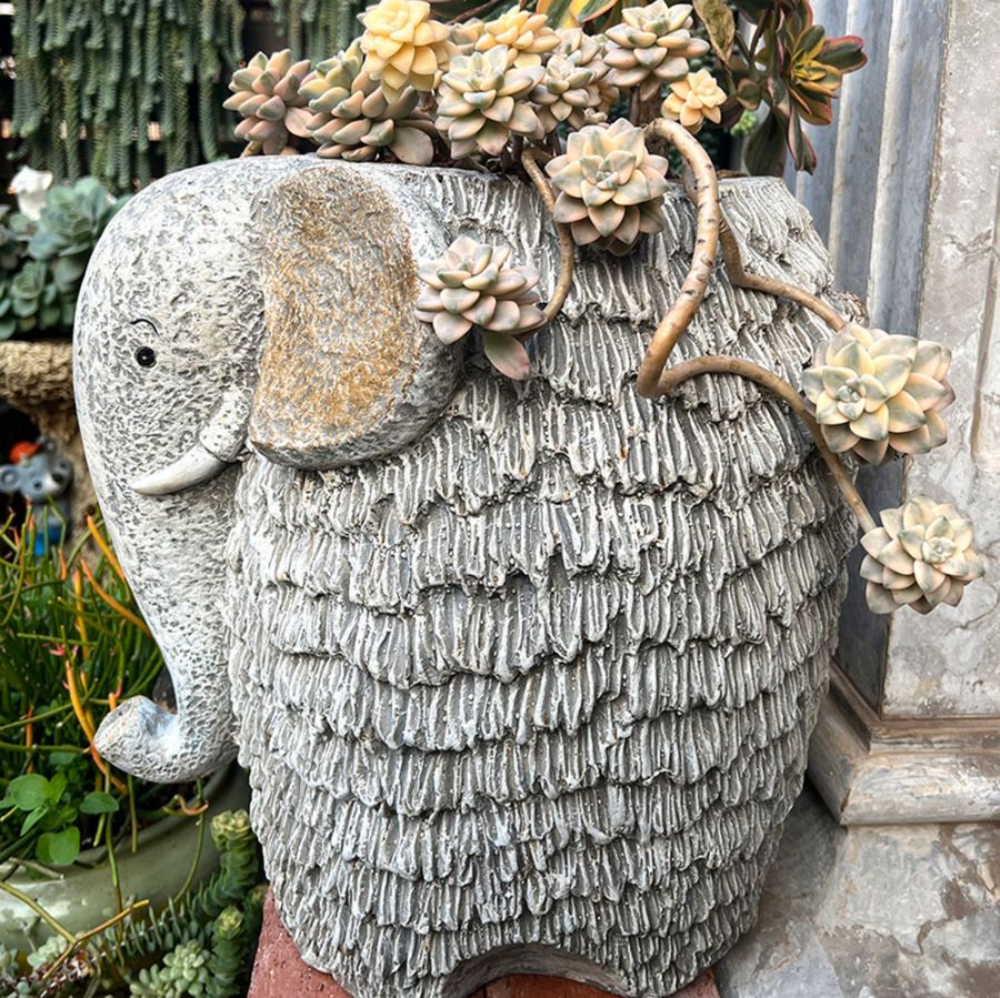 Modern Animal Statue for Garden Ornaments, Large Elephant
