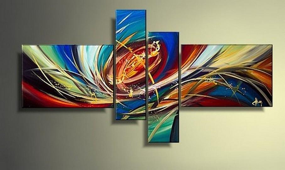 simple colorful abstract paintings