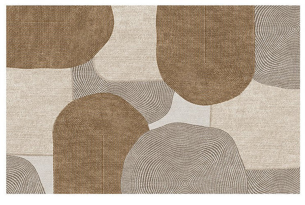 Abstract Area Rugs for Living Room, Modern Rugs for Interior Design, Contemporary Abstract Rugs for Dining Room-Art Painting Canvas