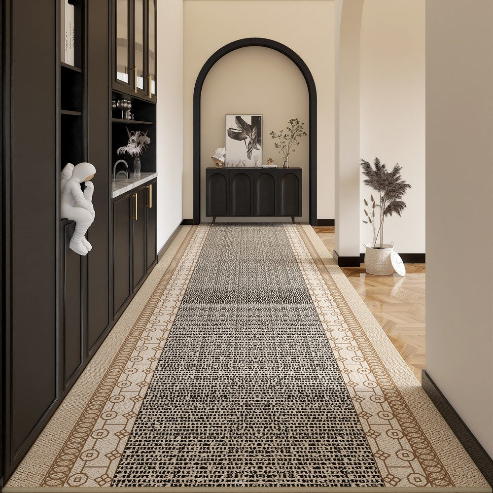 Non Slip Modern Long Hallway Runners, Extra Long Hallway Runners, Contepmorary Runner Rugs, Long Narrow Runner Rugs, Modern Entryway Runner Rug Ideas-Art Painting Canvas