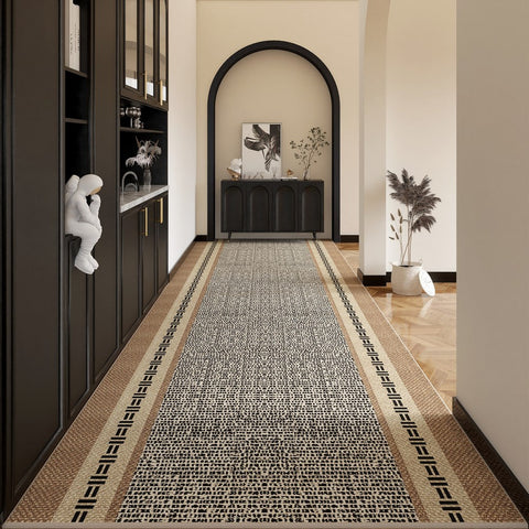 Non Slip Modern Long Hallway Runners, Long Narrow Runner Rugs, Extra Long Hallway Runners, Contepmorary Runner Rugs-Art Painting Canvas