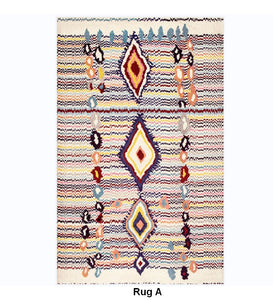 Traditional Persain Rugs for Bedroom, Morocco Area Rugs for Living Room, Traditional Colorful Persian Rugs, Vintage Area Rugs for Dining Room-Art Painting Canvas