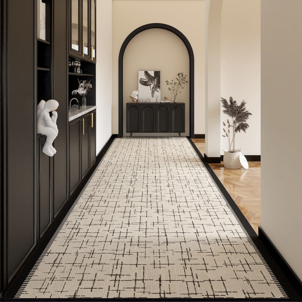 Easy Care Contemporary Modern Long Hallway Runners, Long Narrow Runner Rugs, Washable Entryway Runner Rug Ideas, Kitchen Runner Rugs, Entrance Hallway Runners-Art Painting Canvas