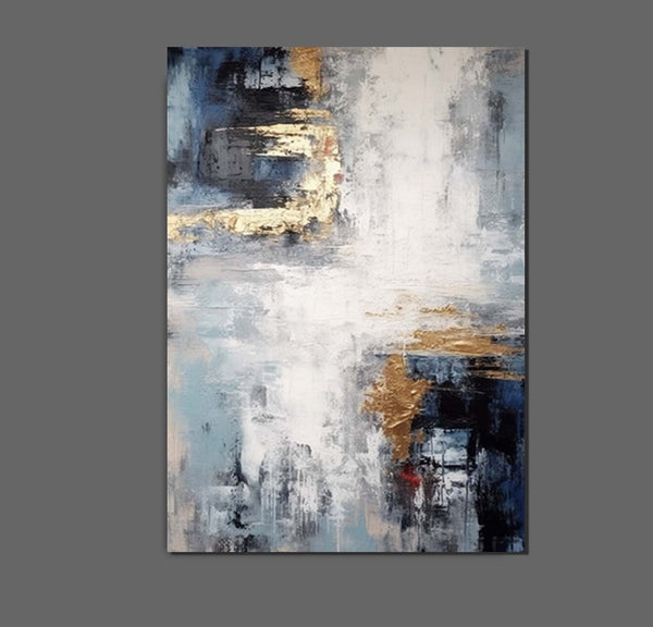 Simple Wall Art Ideas, Large Acrylic Canvas Paintings, Heavy Texture Painting, Bedroom Abstract Paintings, Modern Abstract Painting-Art Painting Canvas