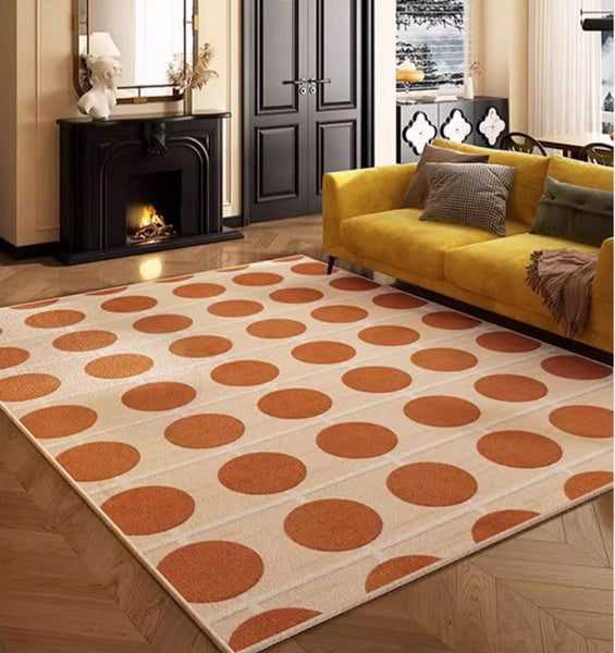 Geometric Contemporary Rugs for Dining Room, Bedroom Floor Rugs, Mid Century Modern Rug for Living Room, Modern Rugs for Living Room-Art Painting Canvas