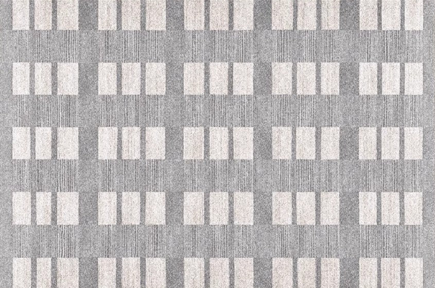 Dining Room Floor Rug, Large Gray Floor Rugs for Living Room, Modern Floor Rugs for Bedroom, Extra Large Geometric Modern Rugs for Office-Art Painting Canvas