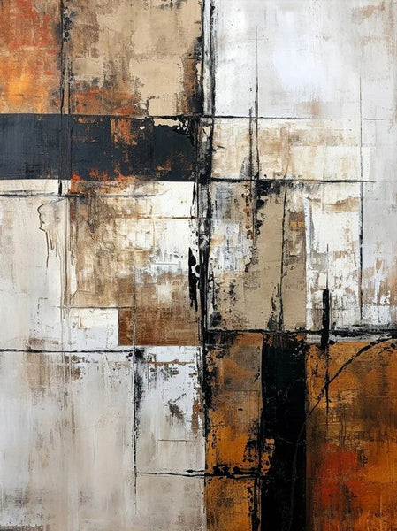 Large Abstract Paintings, Contemporary Acrylic Wall Art Ideas, Modern Canvas Painting, Large Paintings for Living Room, Simple Modern Art-Art Painting Canvas
