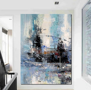 Large Paintings for Dining Room, Acrylic Painting on Canvas, Simple Abstract Art, Wall Art Paintings for Bedroom, Simple Modern Art Paintings-Art Painting Canvas