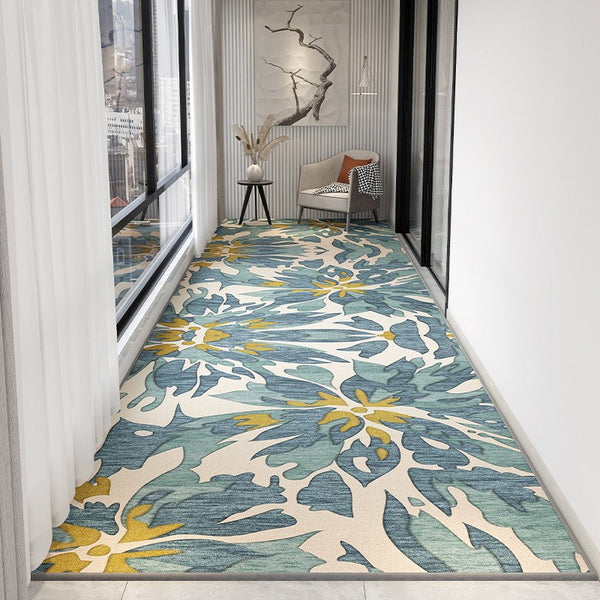 Bedside Long Runner Rugs, Modern Long Hallway Runners, Extra Long Narrow Runner Rugs, Washable Kitchen Runner Rugs, Entryway Runner Rug Ideas-Art Painting Canvas