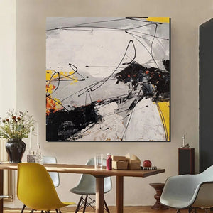 Extra Large Abstract Paintings on Canvas, Hand Painted Abstract Painting, Bedroom Wall Art Ideas, Simple Painting Ideas for Bedroom-Art Painting Canvas