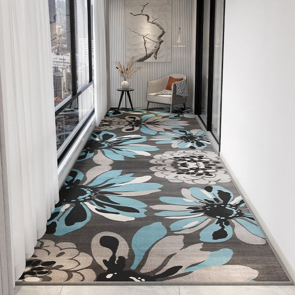 Modern Long Hallway Runners, Extra Long Narrow Runner Rugs, Bedside Long Runner Rugs, Washable Kitchen Runner Rugs, Entryway Runner Rug Ideas-Art Painting Canvas