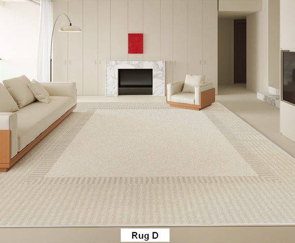 Large Modern Rugs in Living Room, Rectangular Modern Rugs under Sofa, Soft Contemporary Rugs for Bedroom, Dining Room Floor Carpets, Modern Rugs for Office-Art Painting Canvas