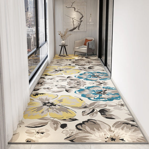 Washable Kitchen Runner Rugs, Entryway Runner Rug Ideas, Modern Long Hallway Runners, Extra Long Narrow Runner Rugs, Bedside Long Runner Rugs-Art Painting Canvas