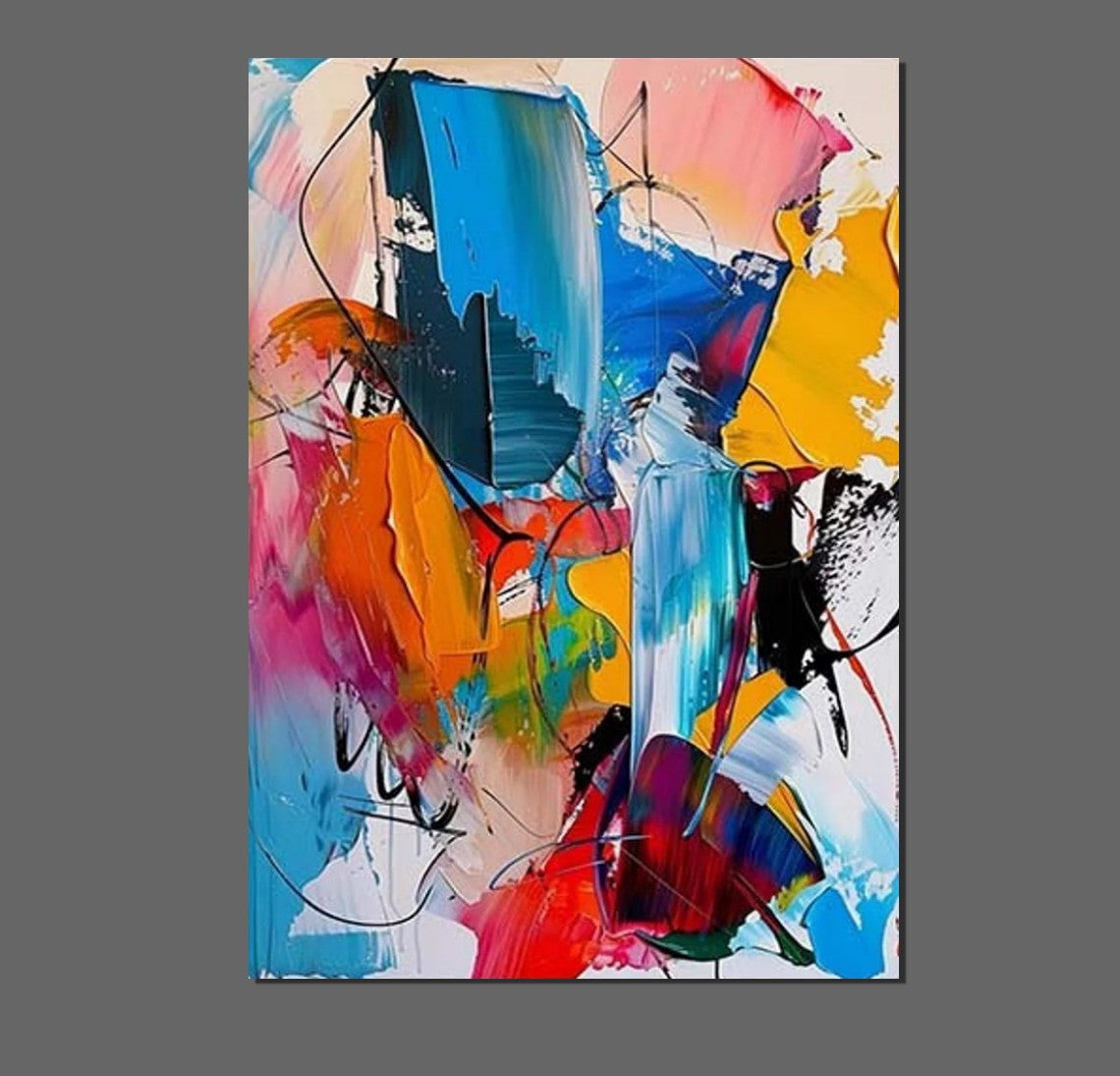 Acrylic Painting for Living Room, Hand Painted Acrylic Painting, Extra Large Wall Art Painting, Modern Contemporary Abstract Artwork, Buy Paintings Online-Art Painting Canvas