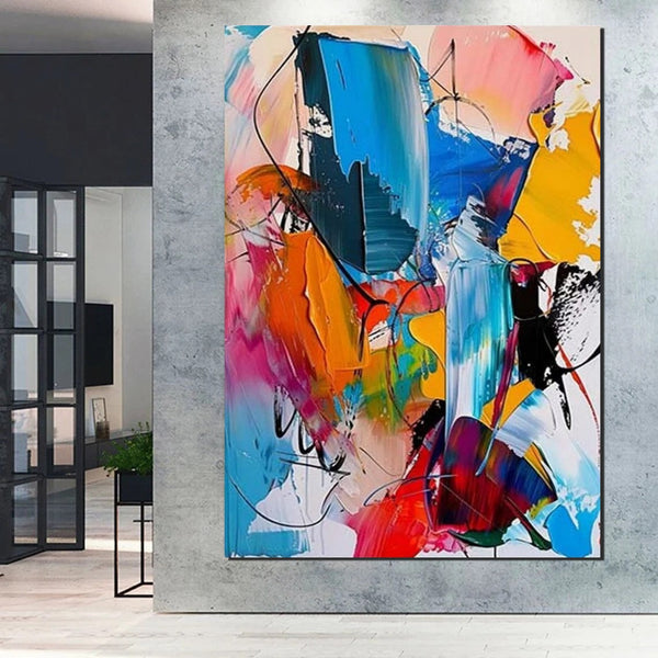 Acrylic Painting for Living Room, Hand Painted Acrylic Painting, Extra Large Wall Art Painting, Modern Contemporary Abstract Artwork, Buy Paintings Online-Art Painting Canvas