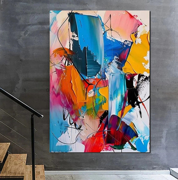 Acrylic Painting for Living Room, Hand Painted Acrylic Painting, Extra Large Wall Art Painting, Modern Contemporary Abstract Artwork, Buy Paintings Online-Art Painting Canvas