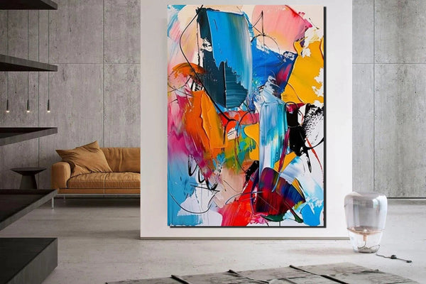 Acrylic Painting for Living Room, Hand Painted Acrylic Painting, Extra Large Wall Art Painting, Modern Contemporary Abstract Artwork, Buy Paintings Online-Art Painting Canvas