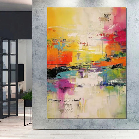 Hand Painted Acrylic Painting, Acrylic Painting for Living Room, Extra Large Wall Art Painting, Modern Contemporary Abstract Artwork, Buy Paintings Online-Art Painting Canvas