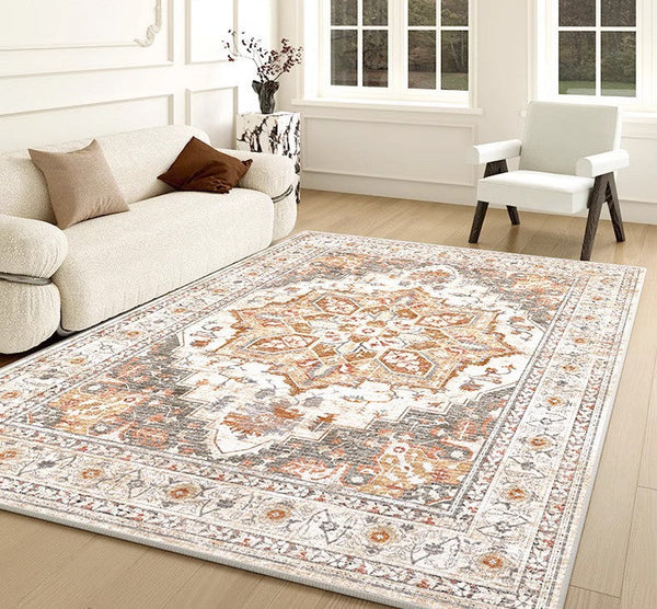 Extra Large Vintage Persian Rugs, Persain Rugs for Bedroom, Oversized Area Rugs for Living Room, Traditional Persian Rug, Vintage Area Rugs for Dining Room-Art Painting Canvas