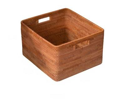 Oversized Rattan Storage Basket, Extra Large Rectangular Storage Basket for Clothes, Storage Baskets for Bathroom, Bedroom Storage Baskets-Art Painting Canvas