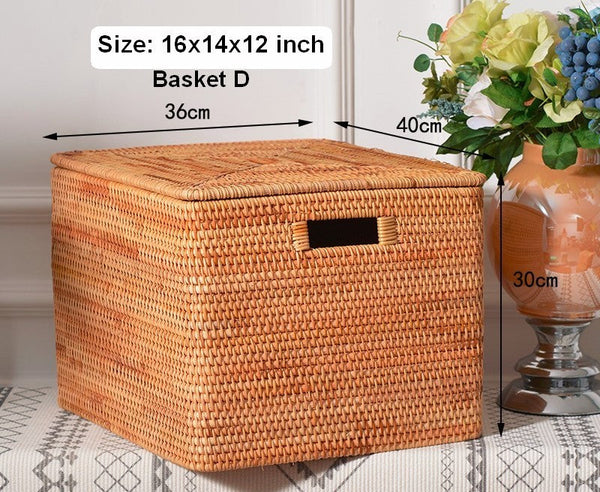 Storage Baskets for Toys, Rectangular Storage Basket for Shelves, Storage Basket with Lid, Storage Baskets for Bathroom, Storage Baskets for Clothes-Art Painting Canvas