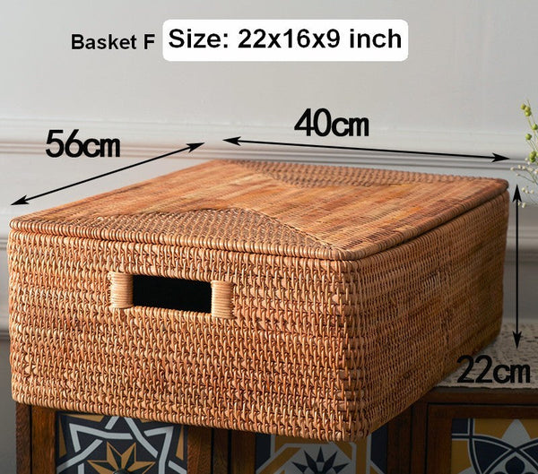 Storage Baskets for Toys, Rectangular Storage Basket for Shelves, Storage Basket with Lid, Storage Baskets for Bathroom, Storage Baskets for Clothes-Art Painting Canvas