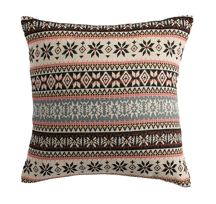 Bohemia Sofa Pillows for Living Room, Decorative Throw Pillows, Geometric Pattern Throw Pillow for Couch, Large Bohemian Decorative Sofa Pillows-Art Painting Canvas