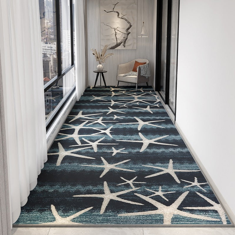 Modern Long Hallway Runners, Washable Entrance Hallway Runners, Extra Long Narrow Runner Rugs, Easy Care Contemporary Entryway Runner Rug Ideas, Kitchen Runner Rugs-Art Painting Canvas