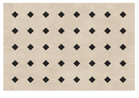 Large Modern Rugs for Living Room, Bedroom Modern Rugs, Dining Room Geometric Soft Rugs, Contemporary Modern Rugs for Office-Art Painting Canvas