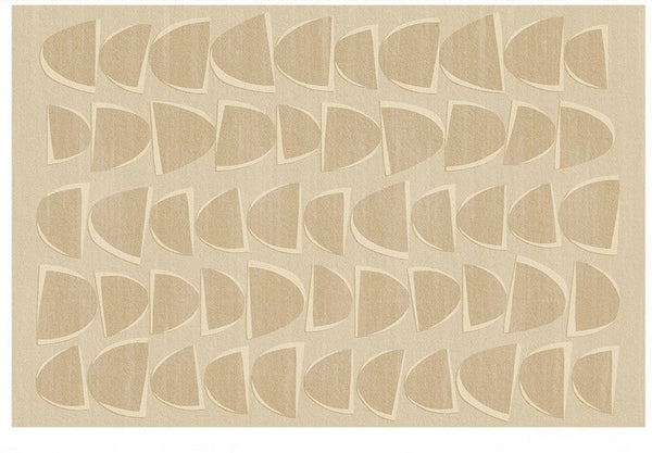 Abstract Geometric Modern Rugs, Modern Cream Rugs for Bedroom, Modern Rugs for Dining Room, Large Modern Rugs for Living Room-Art Painting Canvas