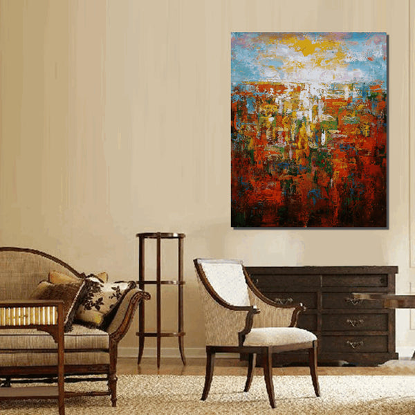 Large Art, Abstract Painting, Canvas Art, Canvas Wall Art, Original Art, Contemporary Art, Modern Art, Abstract Art, Landscape Wall Art-Art Painting Canvas