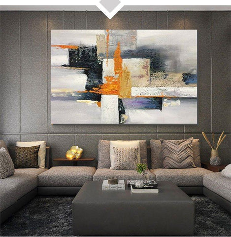 Landscape Acrylic Art, Large Abstract Painting for Living Room, Origin –  artworkcanvas
