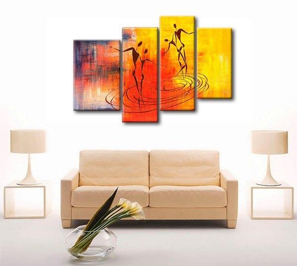 Abstract Painting of Love, Large Acrylic Painting, Abstract Painting o ...