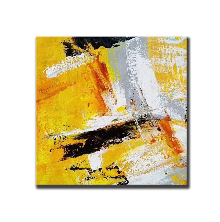 Hand Painted Acrylic Painting, Abstract Wall Painting for Living Room ...