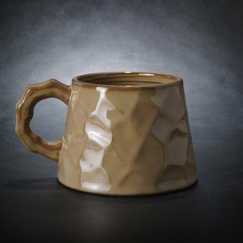 Pottery Coffee Mug, Large Handmade Ceramic Coffee Cup, Large Capacity – Art  Painting Canvas