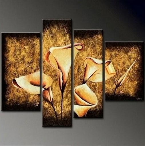 Calla Lily Flower Painting, Abstract Painting, Large Painting, Abstrac ...