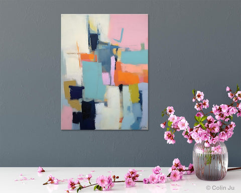 Contemporary Wall Art Paintings, Acrylic Painting on Canvas, Abstract Paintings for Bedroom, Extra Large Original Art, Buy Wall Art Online-Art Painting Canvas