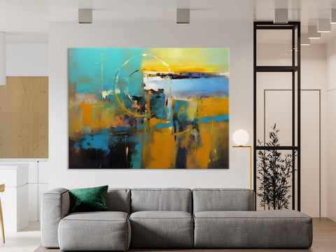 Oversized Canvas Paintings, Original Abstract Art, Hand Painted Canvas Art, Contemporary Acrylic Art, Huge Wall Art Ideas for Living Room-Art Painting Canvas