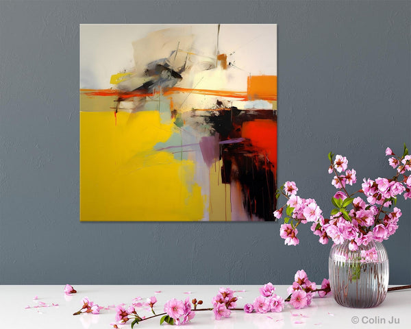 Modern Canvas Art Paintings, Contemporary Canvas Art, Original Modern Wall Art, Modern Acrylic Artwork, Large Abstract Paintings for Bedroom-Art Painting Canvas