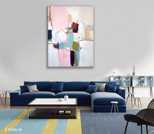 Hand Painted Canvas Art, Modern Paintings, Large Contemporary Wall Art, Extra Large Paintings for Living Room, Original Abstract Painting-Art Painting Canvas