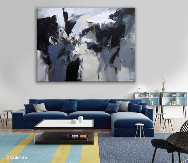 Simple Canvas Art, Contemporary Painting on Canvas, Extra Large Wall Art Paintings, Original Canvas Art for sale, Simple Abstract Paintings-Art Painting Canvas