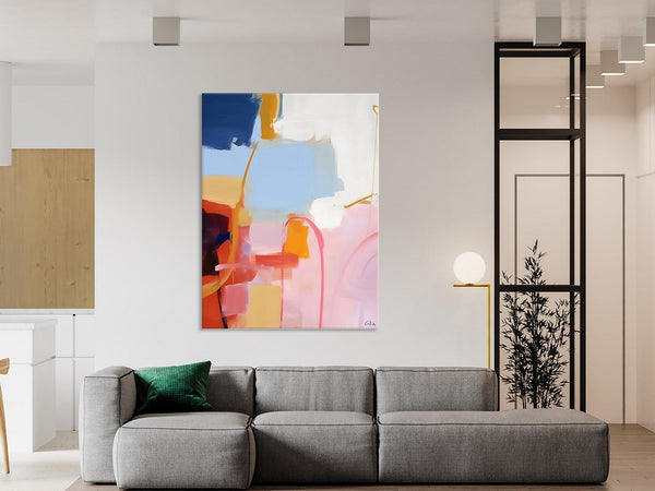 Contemporary Acrylic Painting on Canvas, Large Wall Art Painting for Bedroom, Original Canvas Art, Oversized Modern Abstract Wall Paintings-Art Painting Canvas