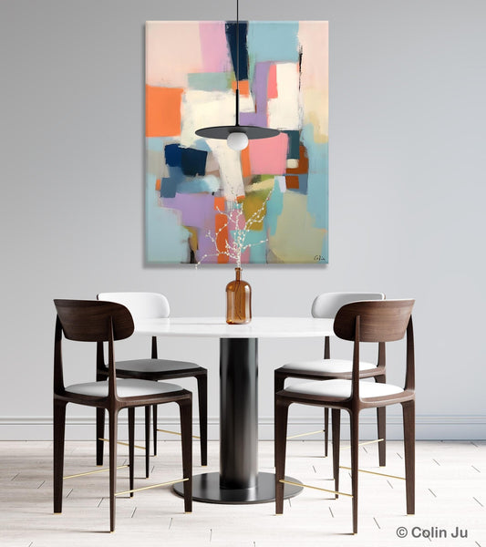 Extra Large Modern Wall Art, Acrylic Painting on Canvas, Contemporary Painting, Canvas Paintings for Dining Room, Original Abstract Painting-Art Painting Canvas