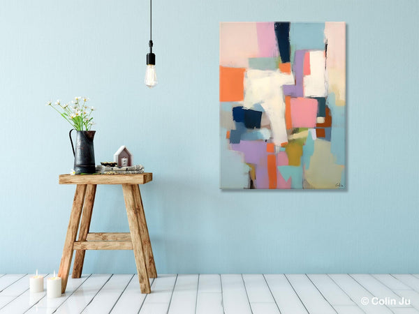 Extra Large Modern Wall Art, Acrylic Painting on Canvas, Contemporary Painting, Canvas Paintings for Dining Room, Original Abstract Painting-Art Painting Canvas