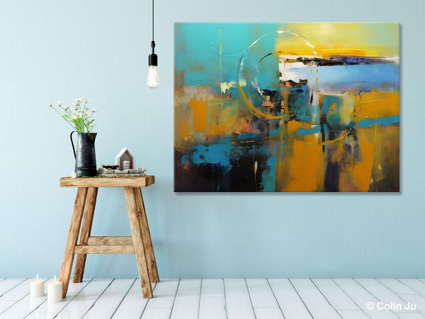 Oversized Canvas Paintings, Original Abstract Art, Hand Painted Canvas Art, Contemporary Acrylic Art, Huge Wall Art Ideas for Living Room-Art Painting Canvas