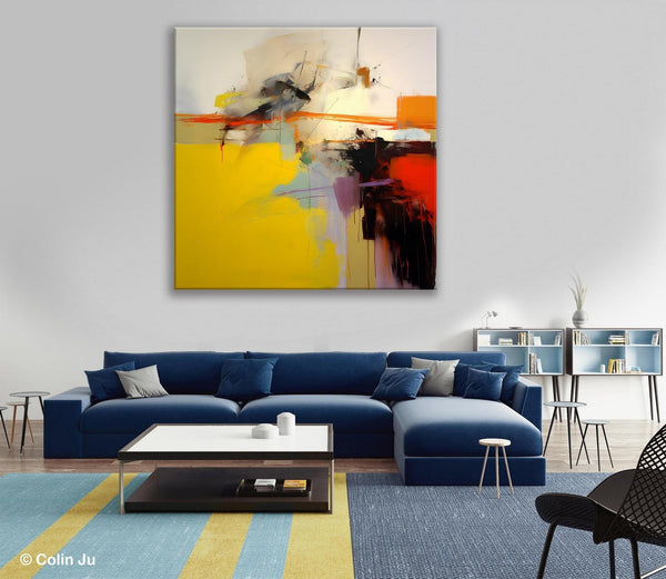 Modern Canvas Art Paintings, Contemporary Canvas Art, Original Modern Wall Art, Modern Acrylic Artwork, Large Abstract Paintings for Bedroom-Art Painting Canvas