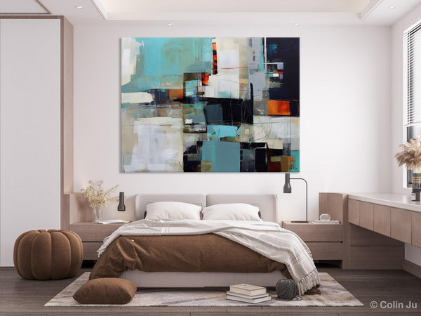 Extra Large Paintings for Dining Room, Abstract Wall Paintings, Hand Painted Canvas Art, Original Artowrk, Contemporary Wall Art Paintings-Art Painting Canvas