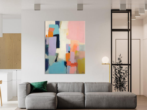 Contemporary Painting on Canvas, Large Wall Art Paintings, Simple Modern Art, Original Abstract Wall Art for sale, Simple Abstract Paintings-Art Painting Canvas